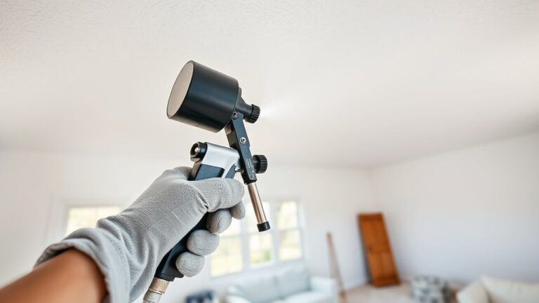 ceiling paint sprayer technique