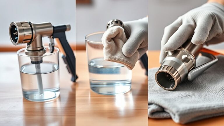 clean airless paint sprayer