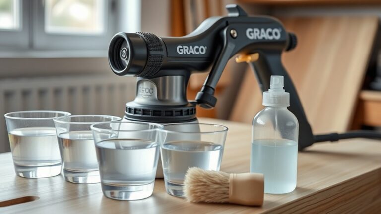 clean graco paint sprayer