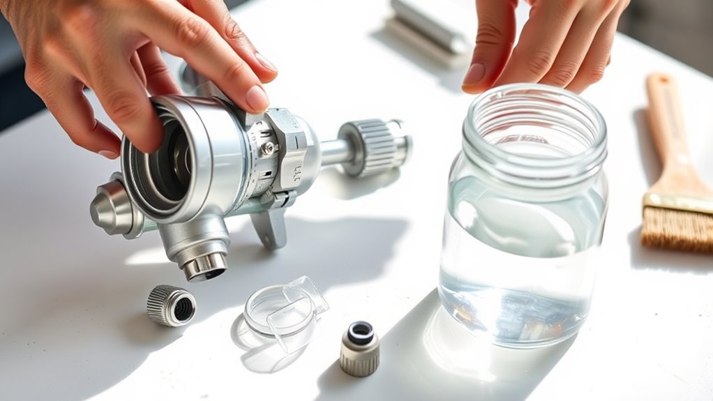 clear paint sprayer clogs step by step