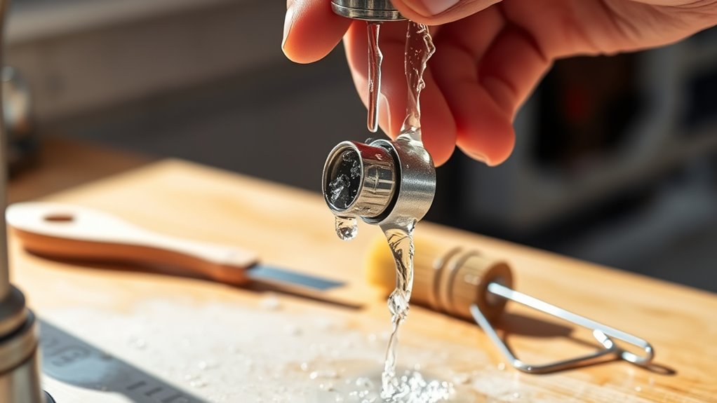 clear spray tip blockages safely