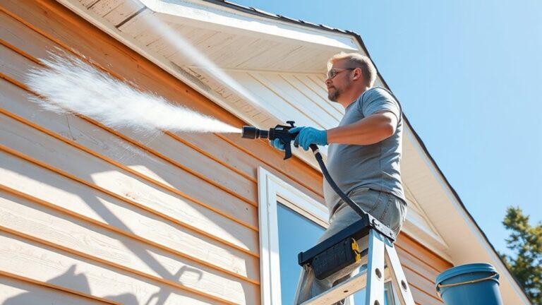 exterior paint spraying guide
