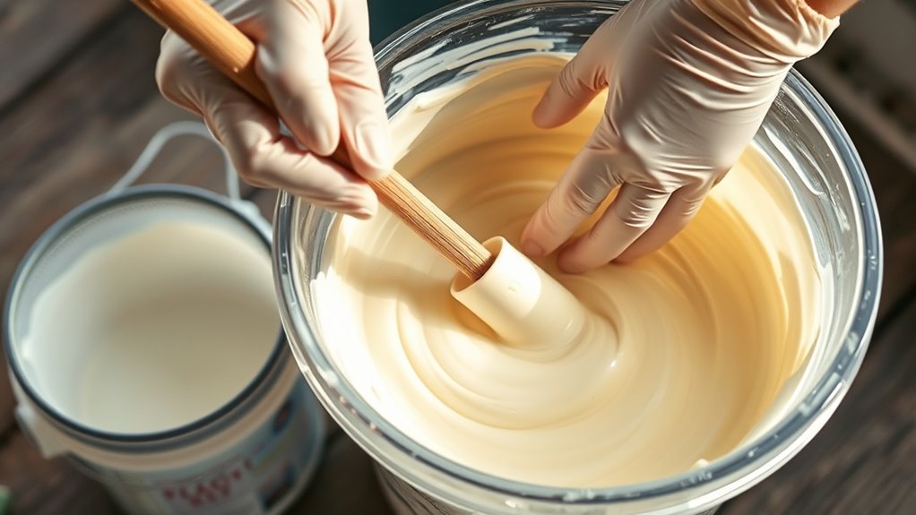 mix strain smooth finish