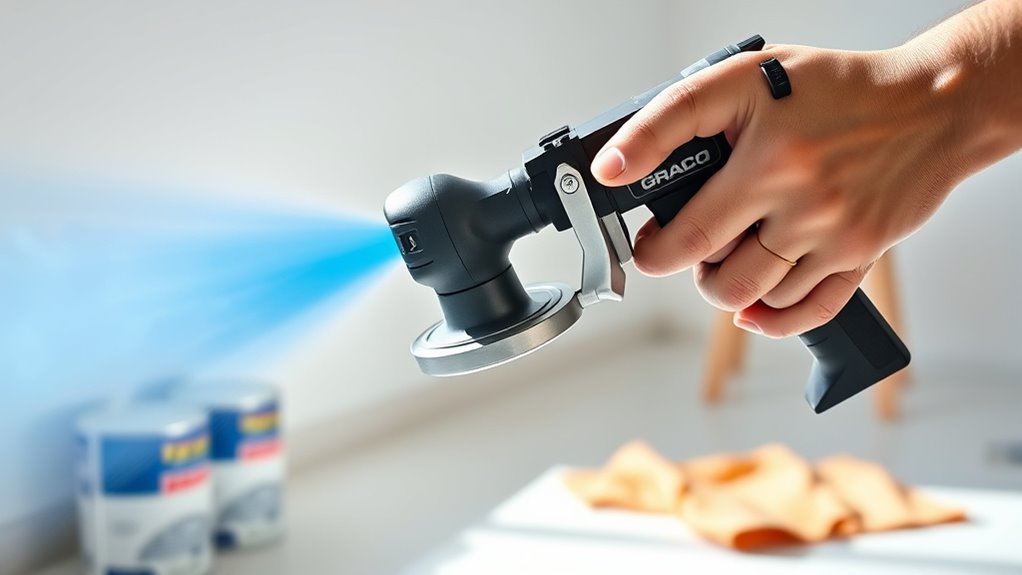 operating a graco sprayer