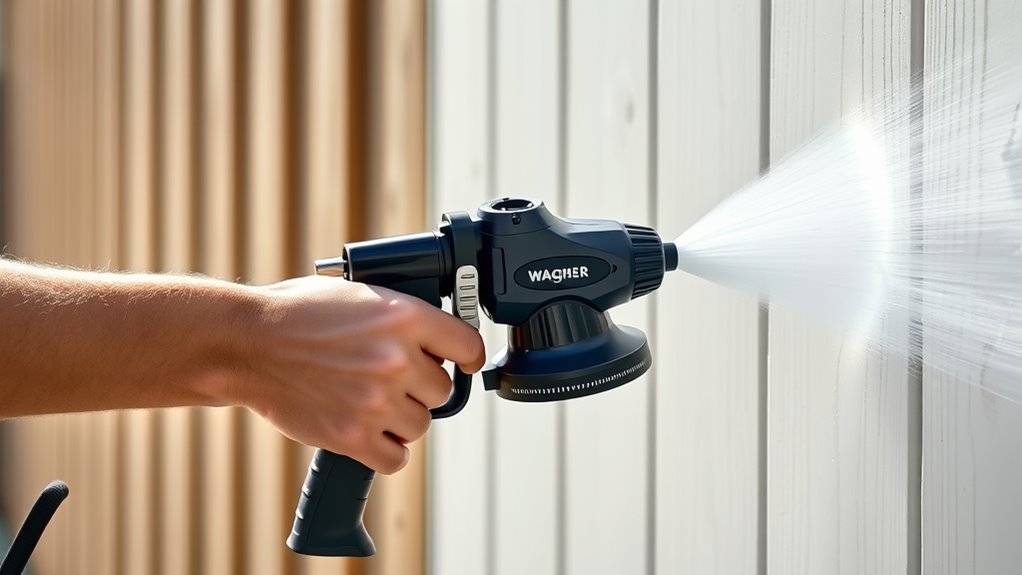operating wagner airless sprayer