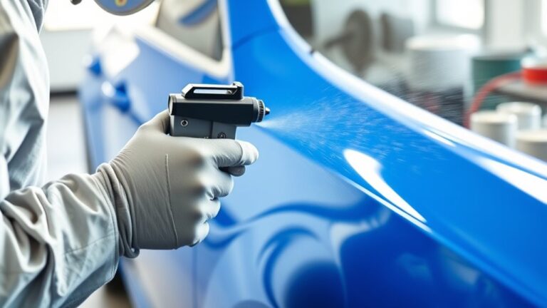 painting car with airless spray