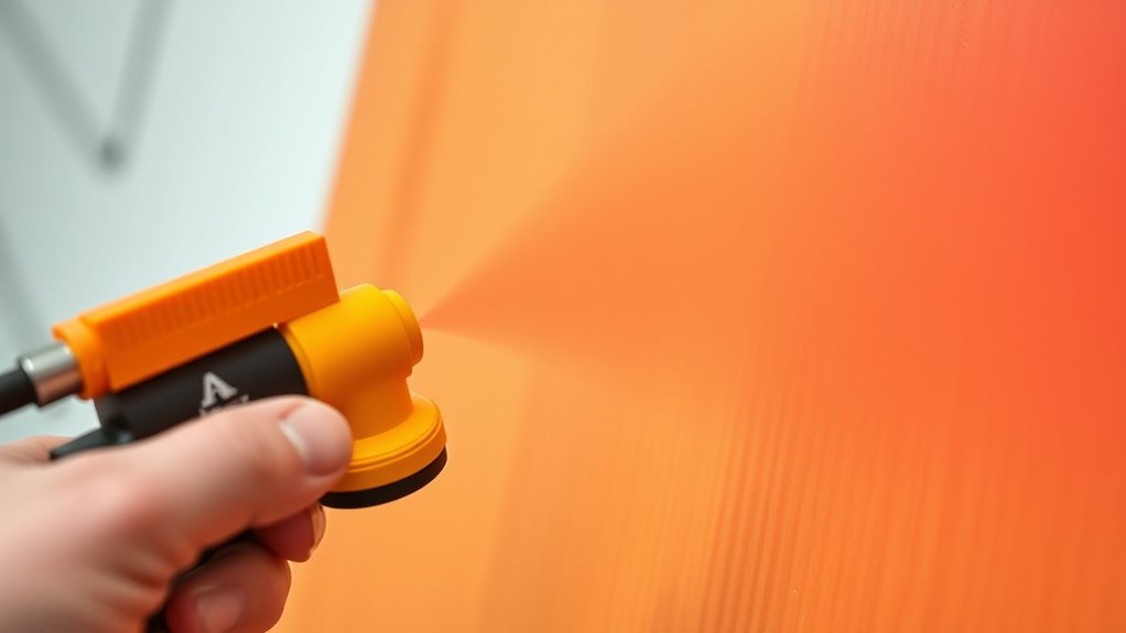 proper acrylic spray preparation
