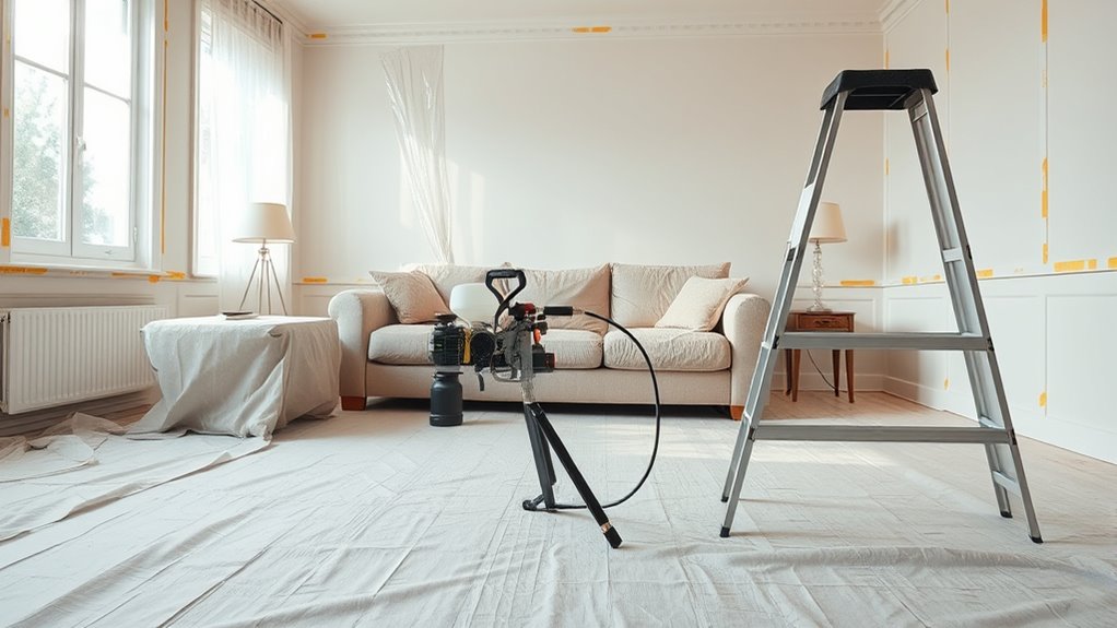 protect surfaces and prepare