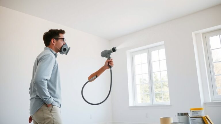 spray paint room easily