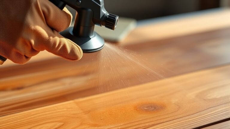 spray wood stain efficiently