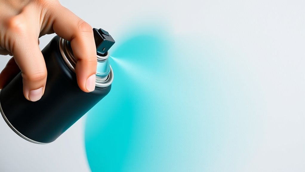 apply even spray technique