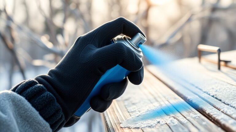 cold weather spray painting