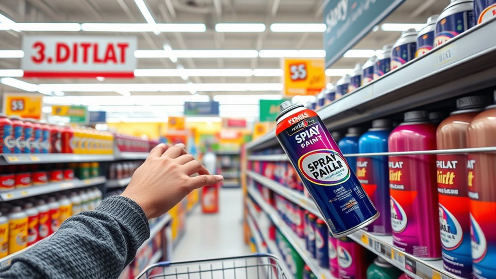 family dollar spray paint availability