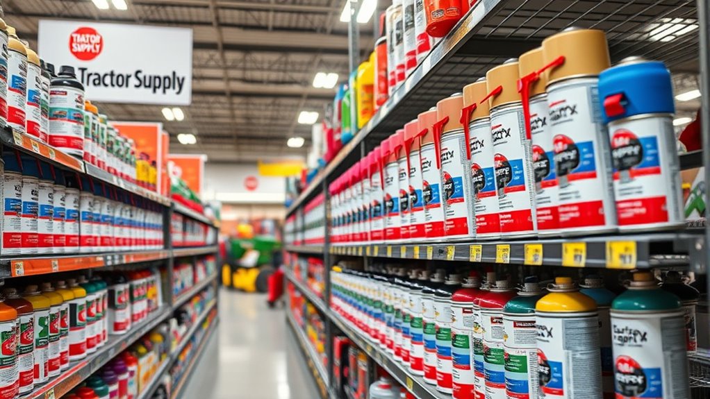 farm equipment spray paint availability