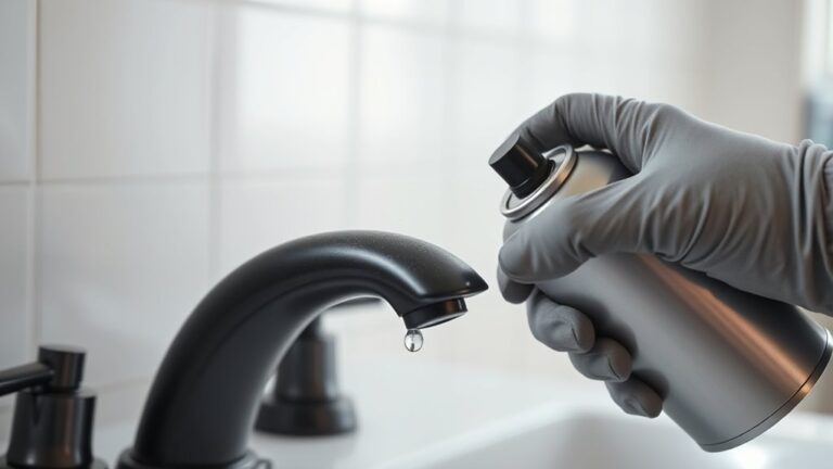 faucet spray paint process