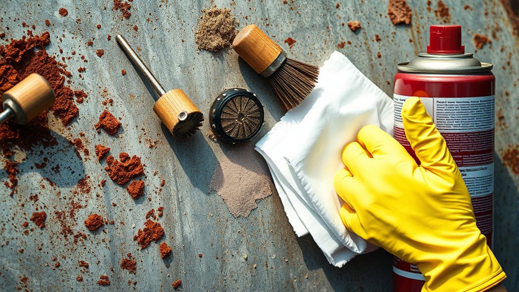 gather materials before painting