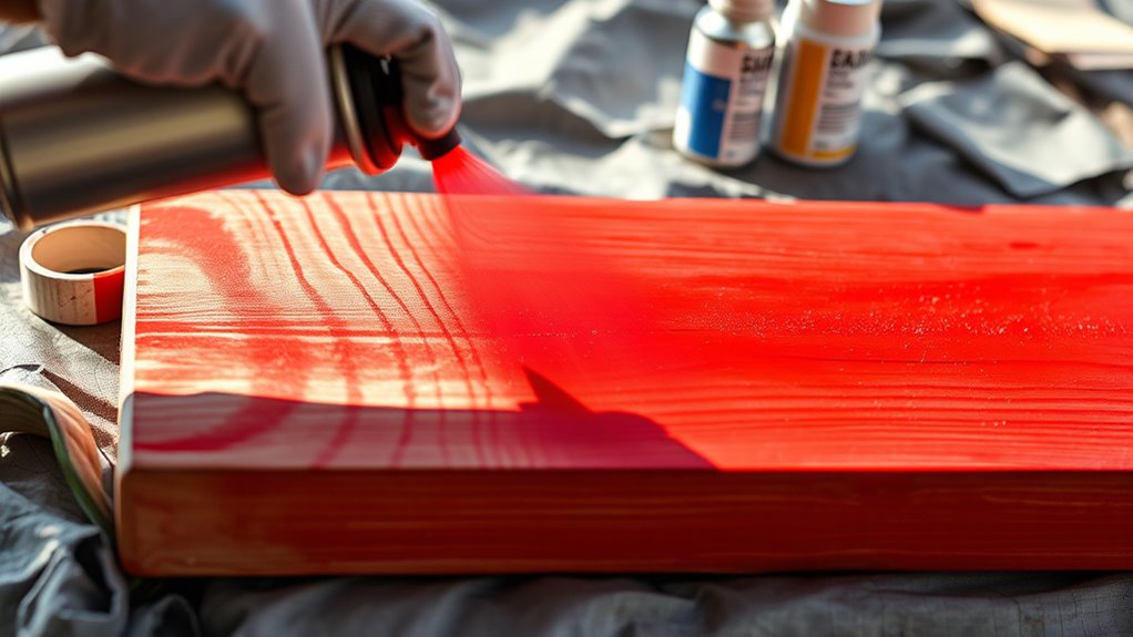 prepare prime spray finish