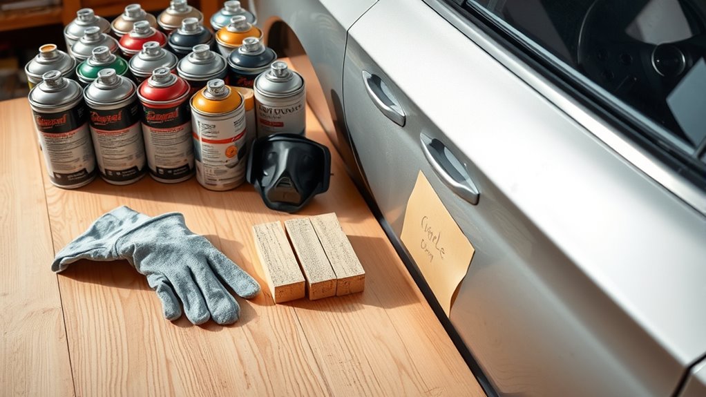 prepare workspace and supplies