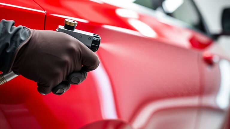 preparing and applying automotive paint