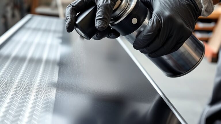 preparing and applying spray paint