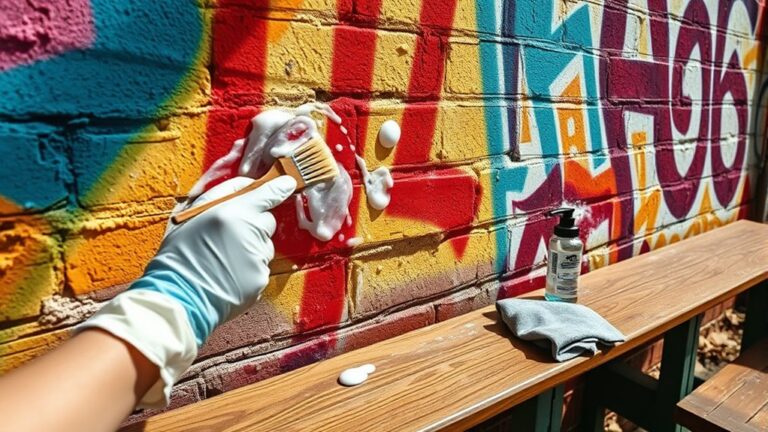 remove spray paint carefully