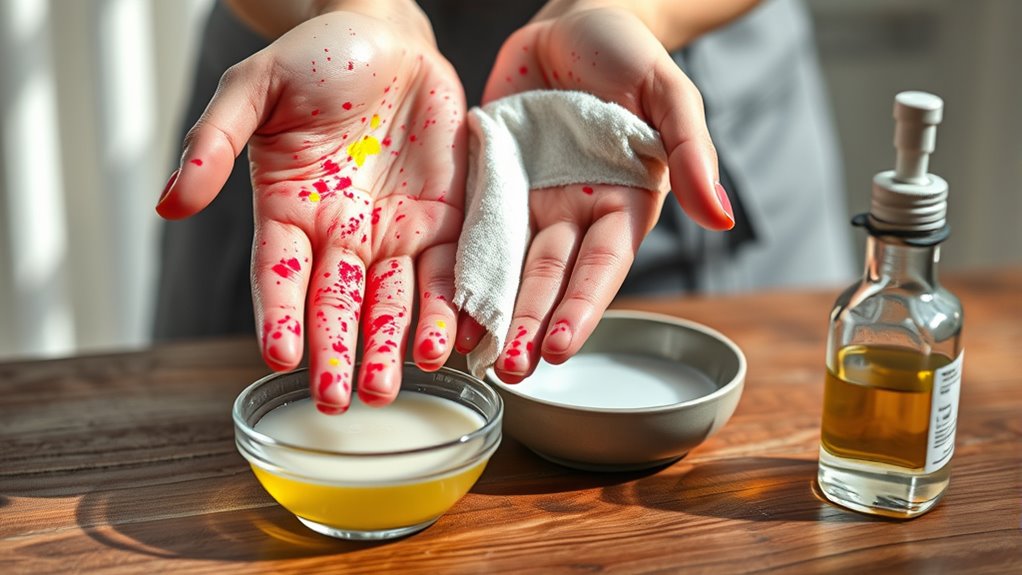 remove spray paint skin