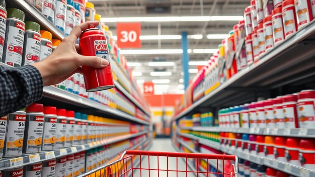 shop multiple spray paint options