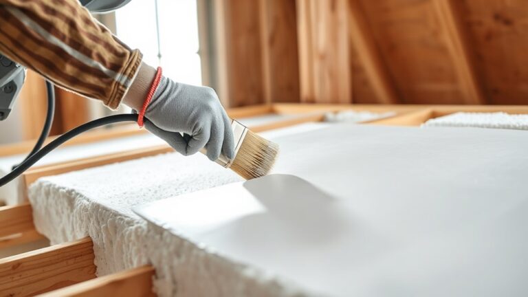 spray foam painting process
