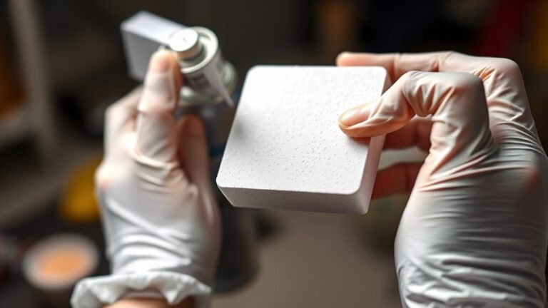 spray foam without damage