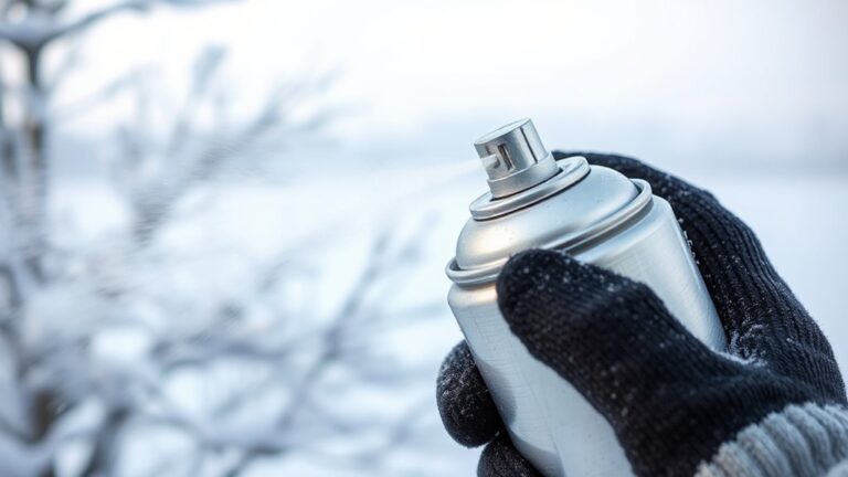 spray paint freezing conditions