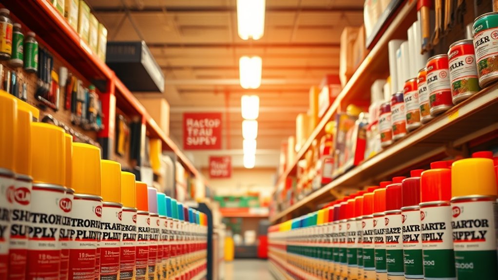 tractor supply spray paint