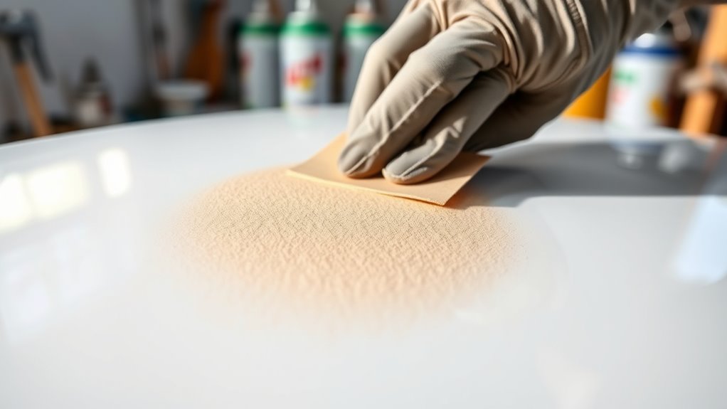 wet sanding for smooth finish